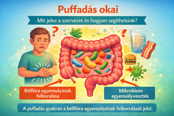 Puffadás okai – mit jelez a szervezet és hogyan segíthetünk természetesen?