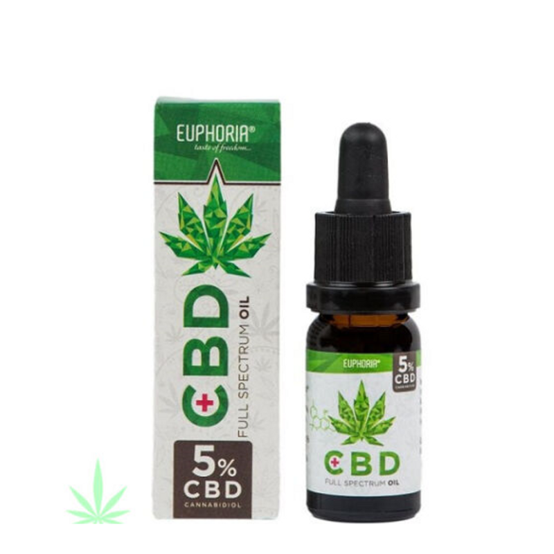 Euphoria Full Spectrum CBD Olaj 5% – 10 ml