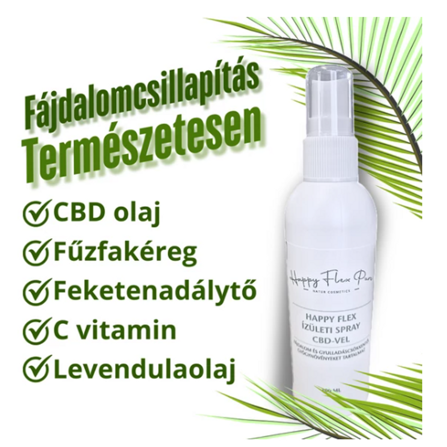 Happy Flex Ízületi Spray CBD-vel – 100 ml